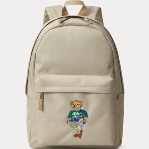 Polo Bear Backpack Khaki